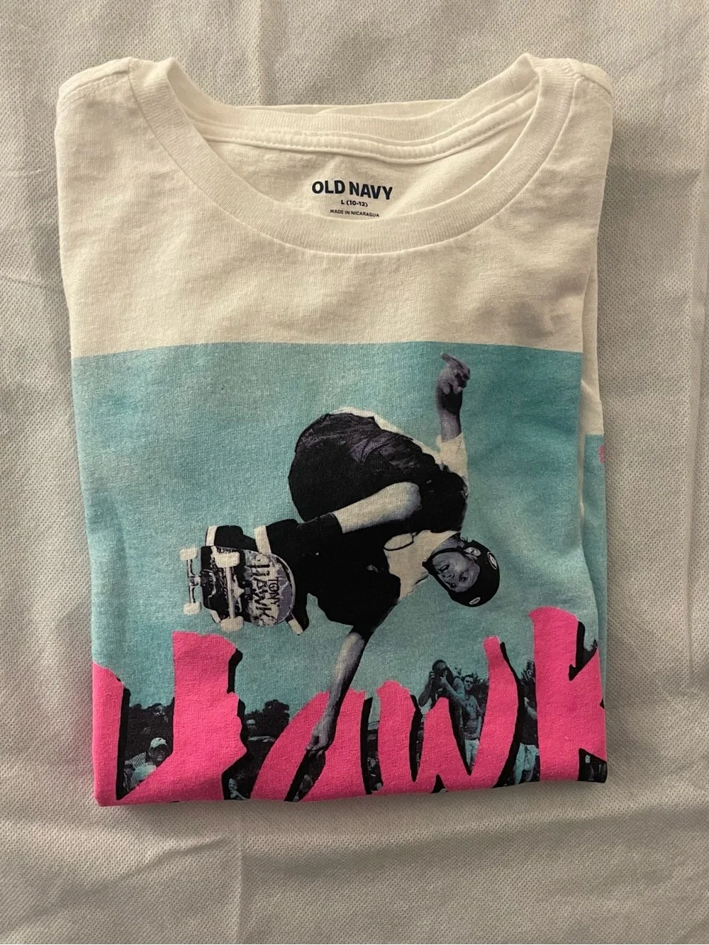 Old Navy Boys Graphic T-Shirt 3 Pack Long Sleeve 10/12 NASA Skateboard Math EUC